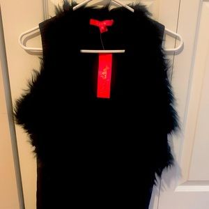 Lilly Pulitzer Vest with fur